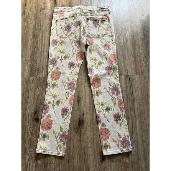 Pilcro Anthropologie Floral Ikat Stet Slim Jean Size 31. - Picture 3 of 8